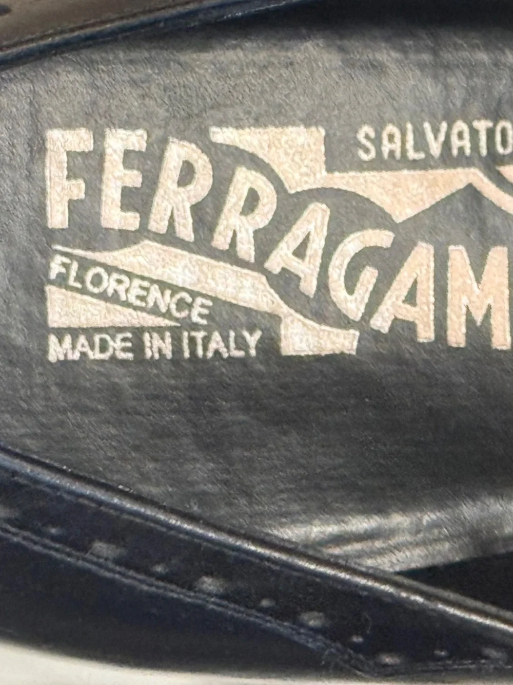 Salvatore Ferragamo, size 13, black